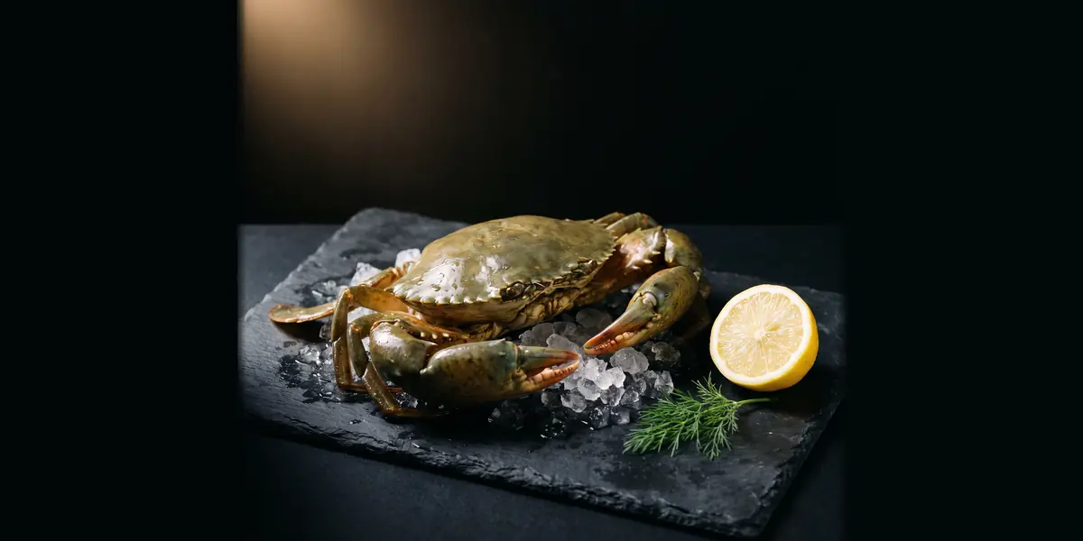 Fresh carley crab from the Mauritian lagoon, flavourful flesh, delivered in Mauritius