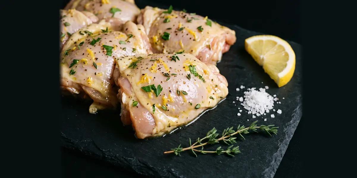 Cuisse désossée marinée