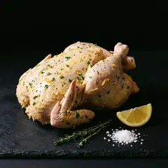 Marinated whole chicken
