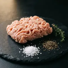 Minced chicken breast