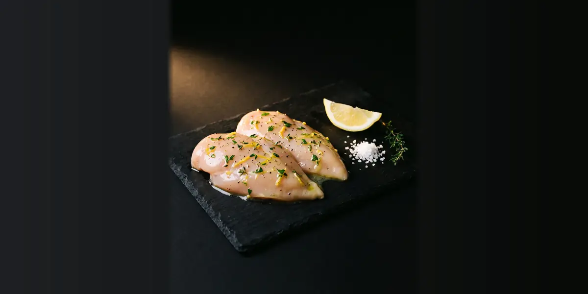 Escalope marinée