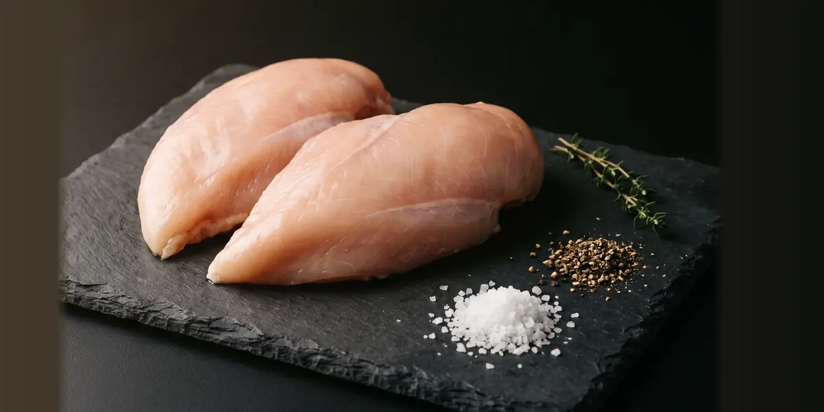 Free-range chicken breast for making an authentic Mauritian bol renversé (upside-down bowl)